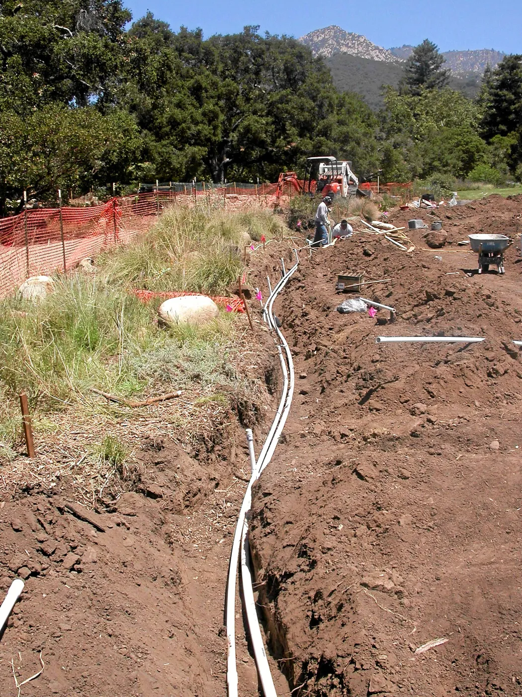 Irrigation installation, Meadow Lawn 2008