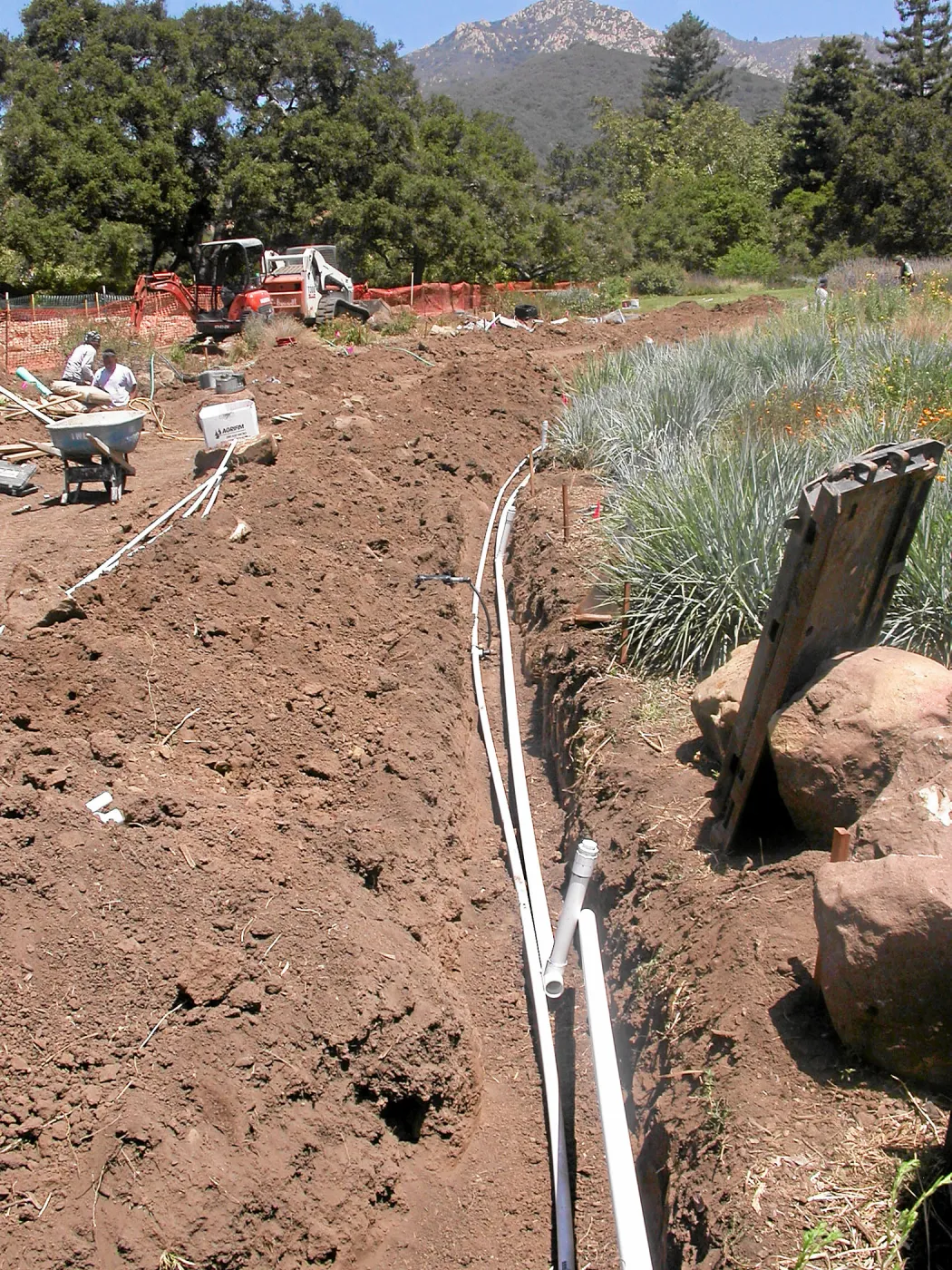 Irrigation installation, Meadow Lawn 2008
