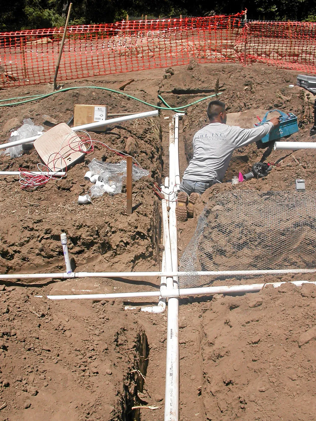 Irrigation installation, Meadow Lawn 2008