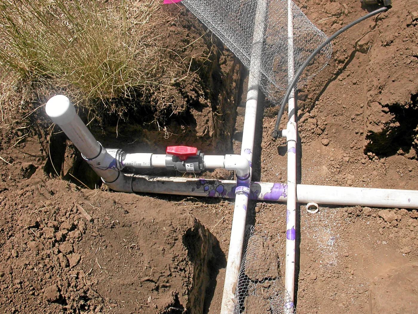 Irrigation installation, Meadow Lawn 2008