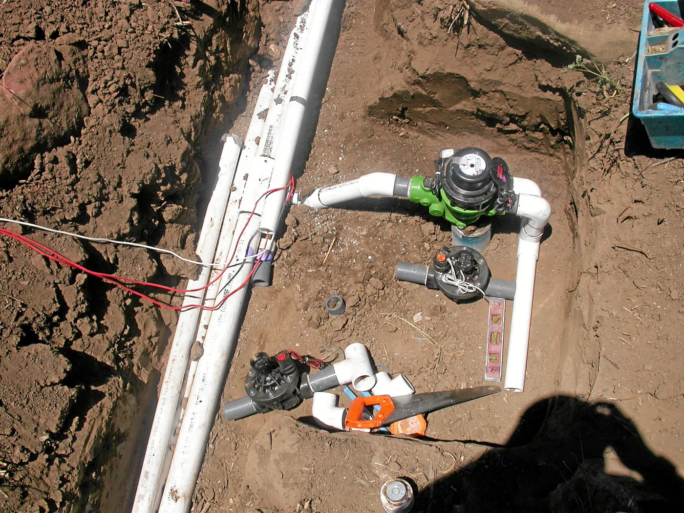 Irrigation installation, Meadow Lawn 2008