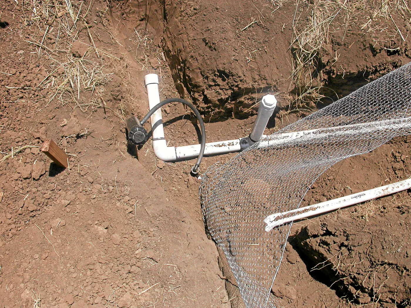 Irrigation installation, Meadow Lawn 2008