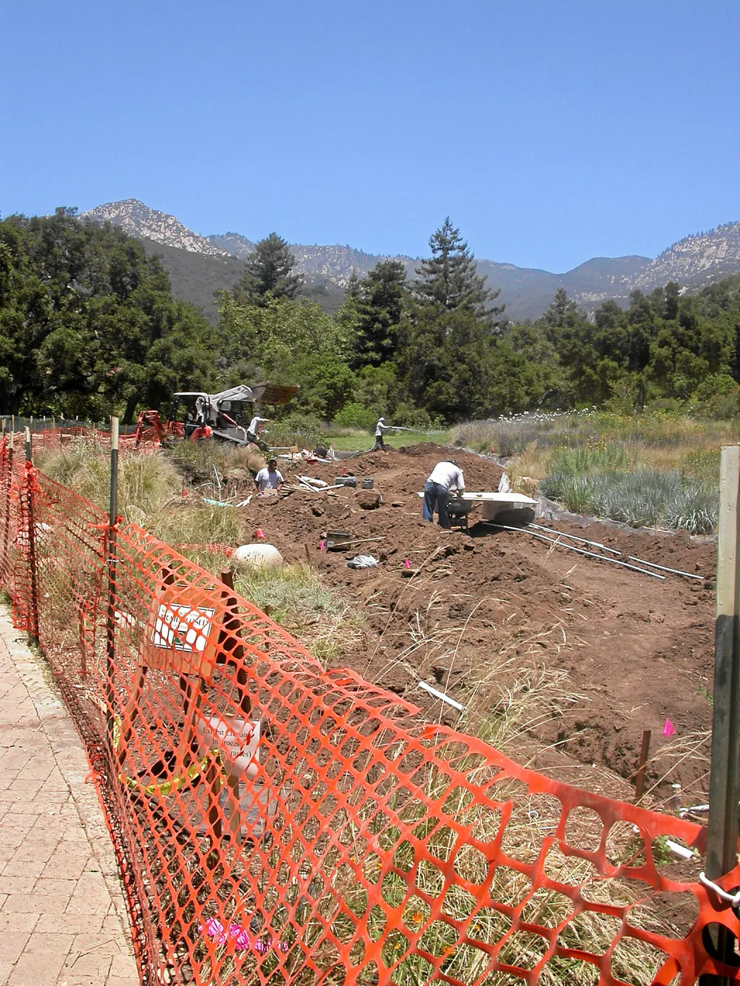 Irrigation installation, Meadow Lawn 2008