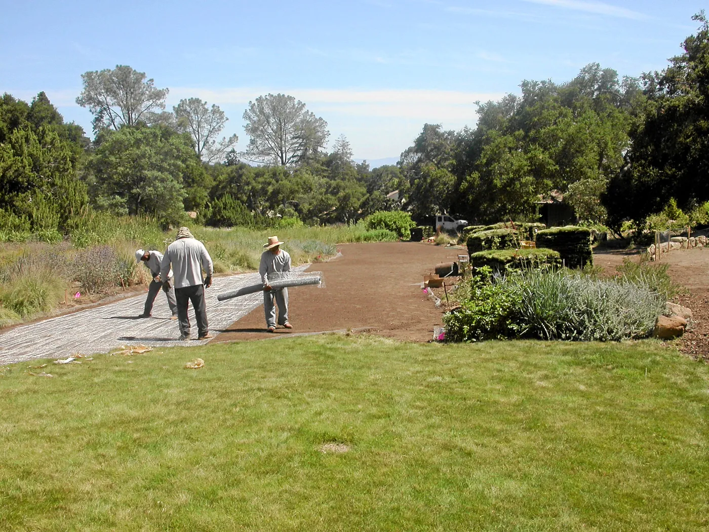 Irrigation installation, Meadow Lawn 2008