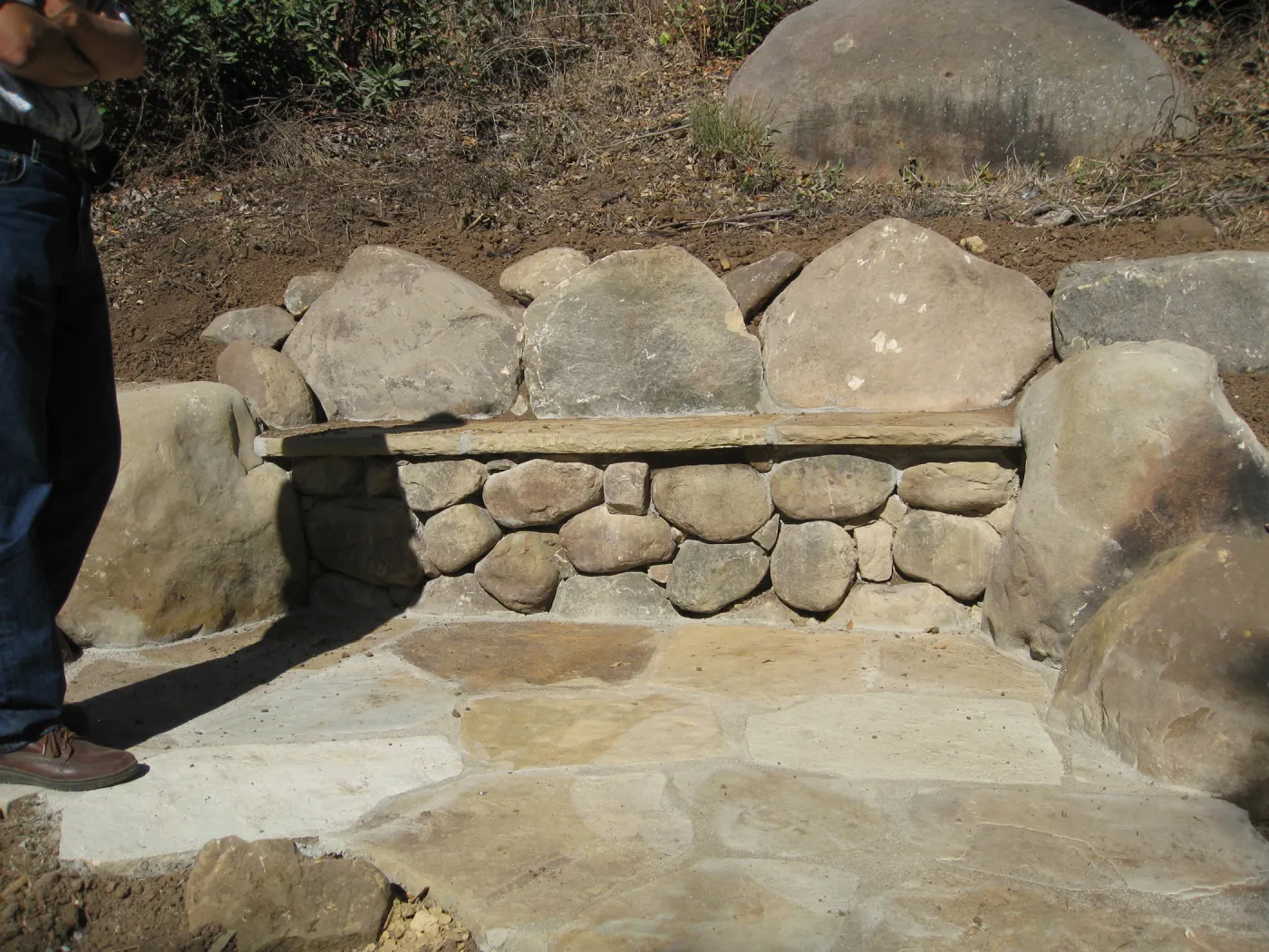 Overeem bench in the old Island Section in the Canyon