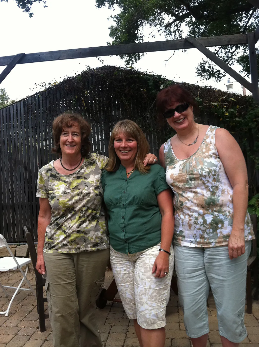 Betsy Collins, Tricia Wardlaw, Cherie Welsh, Garden Terrace, SBBG