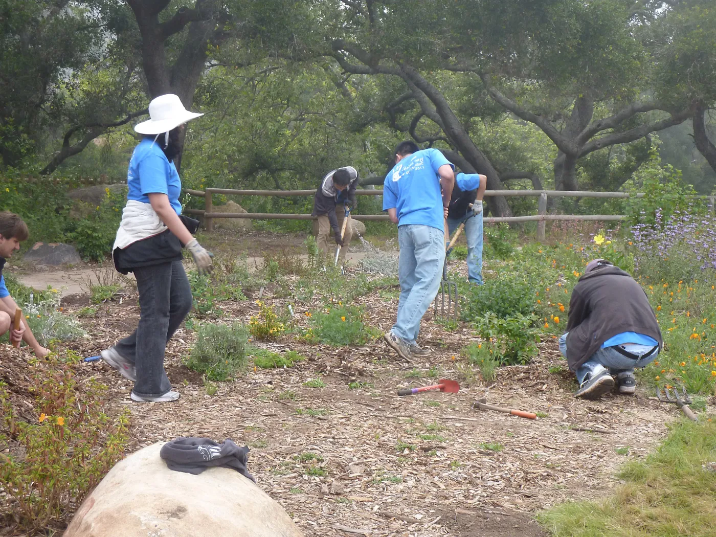 Volunteers from Citrix, Dirty Hands Brigade