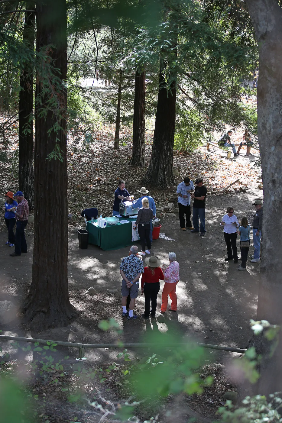 Santa Barbara Beer Garden Event, Redwood Section