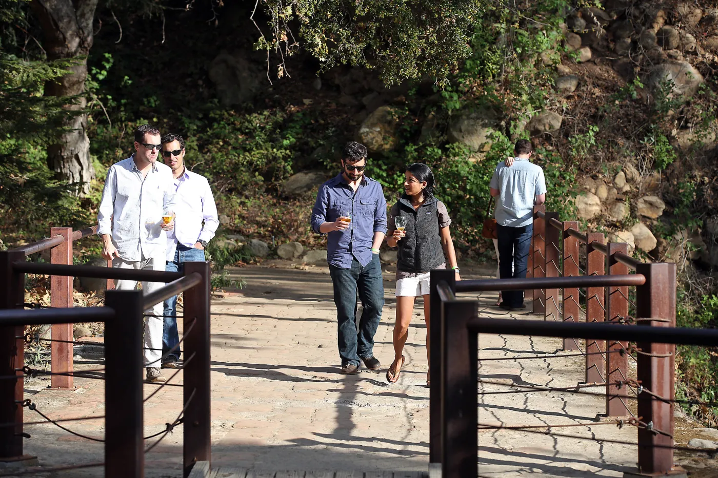 Santa Barbara Beer Garden Event, Jamil Muasher