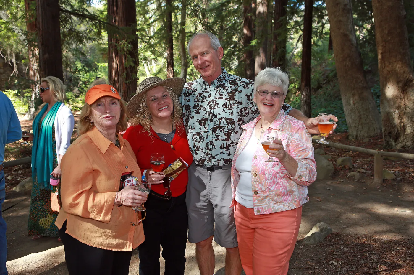 Santa Barbara Beer Garden Event, Frank Stapelmann, Judy Stapelmann 