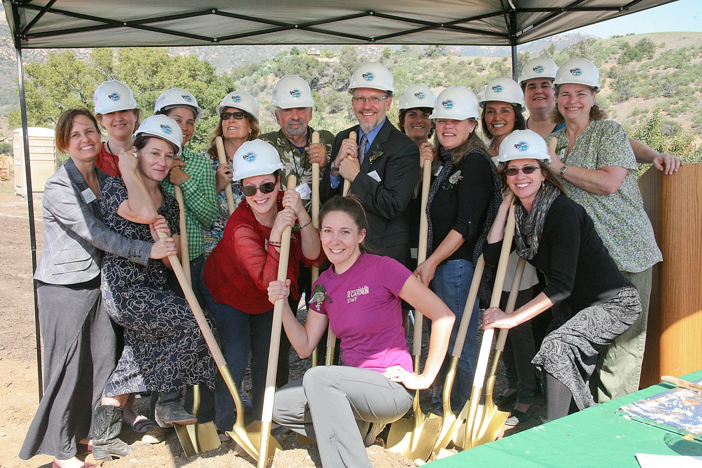 SBBG staff at the Golden Shovel Event, John C. Pritzlaff Conservation Center