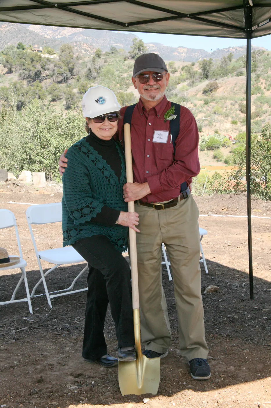 SBBG Golden Shovel Event, John C. Pritzlaff Conservation Center, Dieter Wilken and Elizabeth Painter