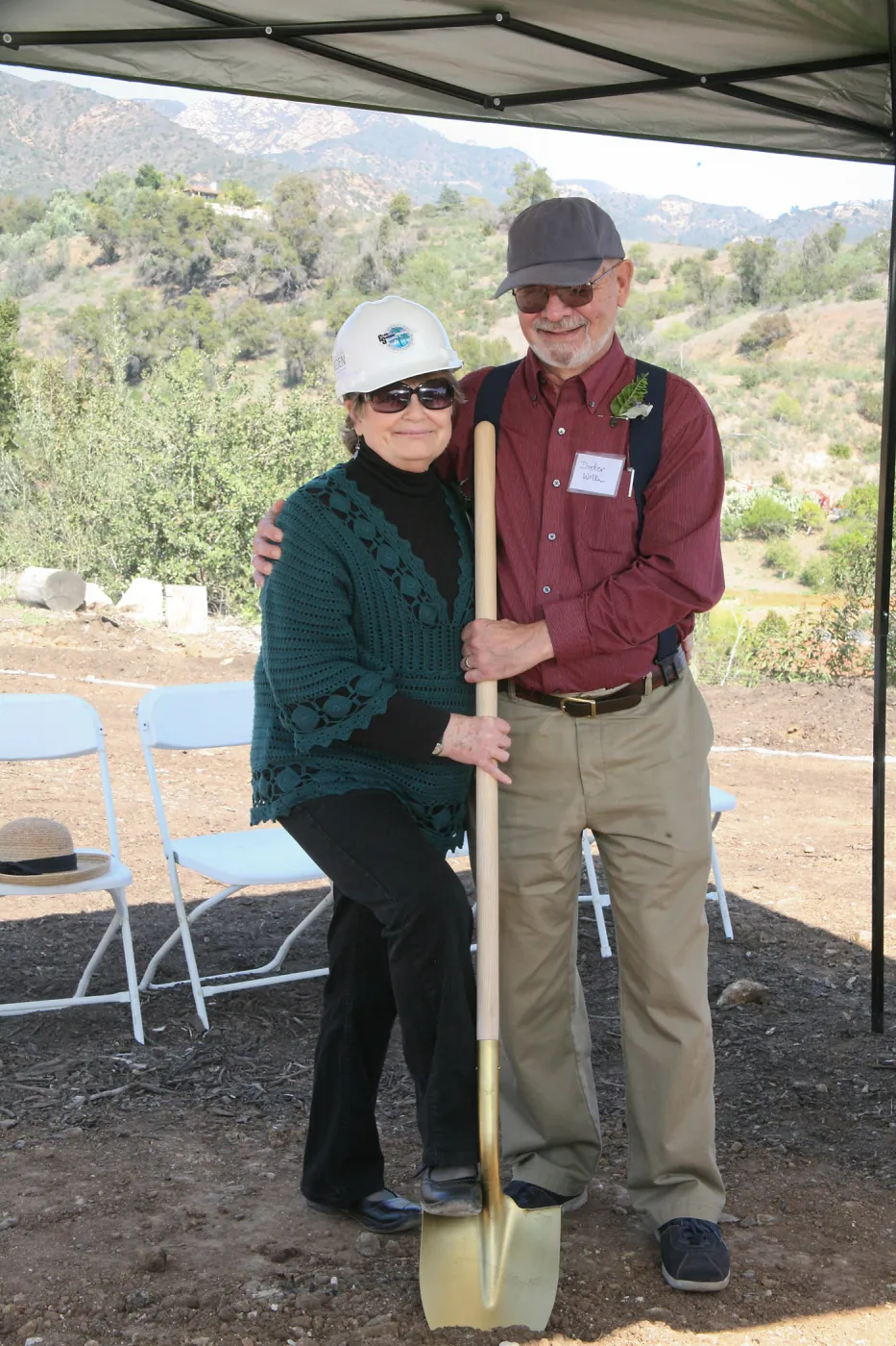 SBBG Golden Shovel Event, John C. Pritzlaff Conservation Center, Dieter Wilken and Elizabeth Painter