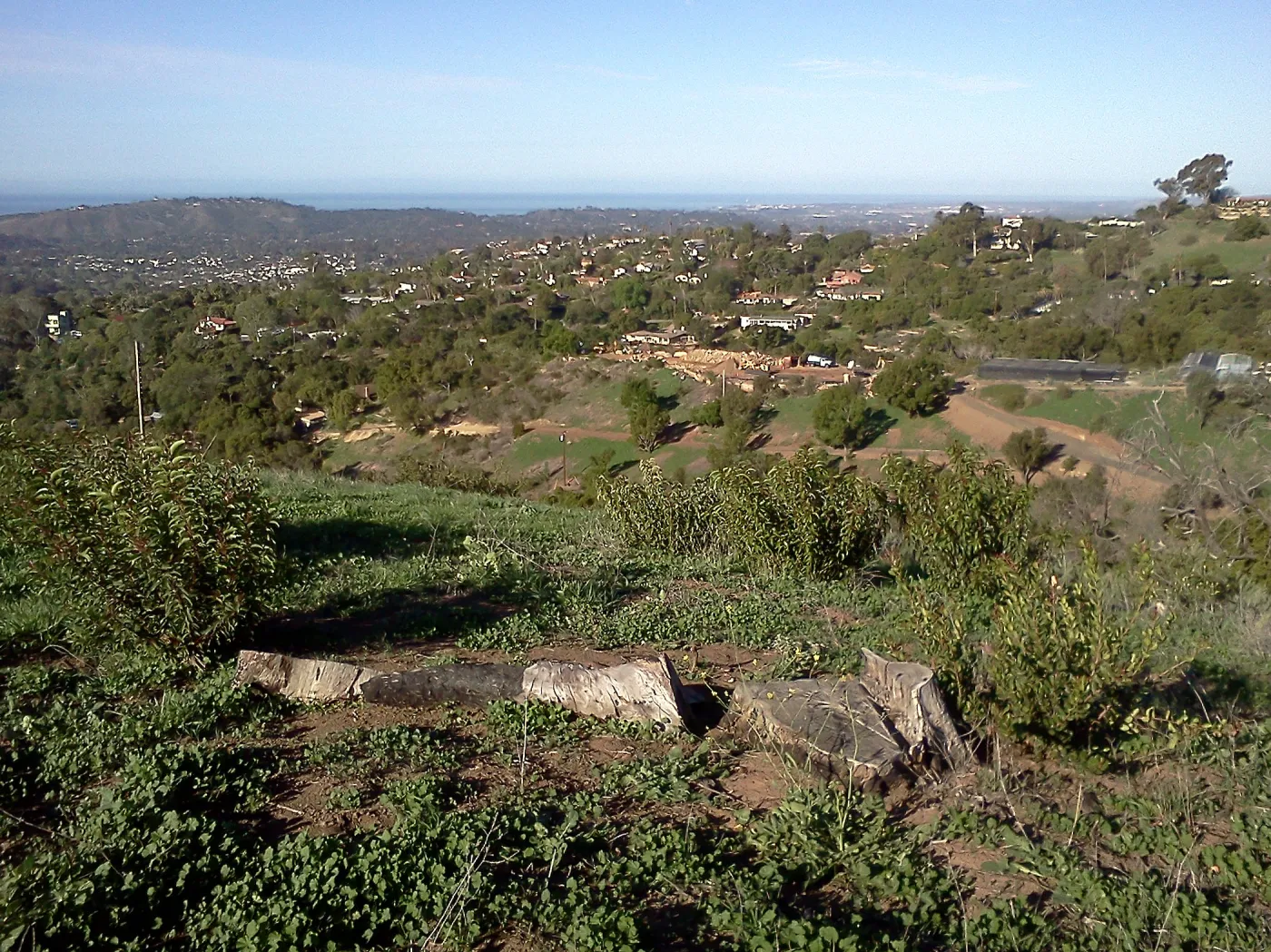 Pritzlaff Conservation Center Site from RAWS station on Tipton Ridge