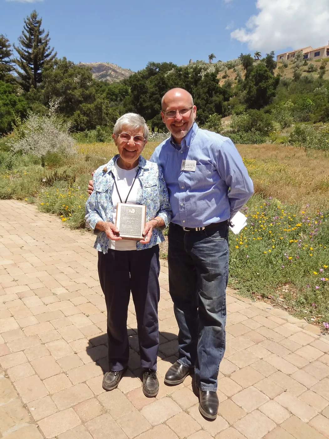 Volunteer of the Year Award, Betsy Thies, Steve Windhager, Volunteer Appreciation 2014, SBBG