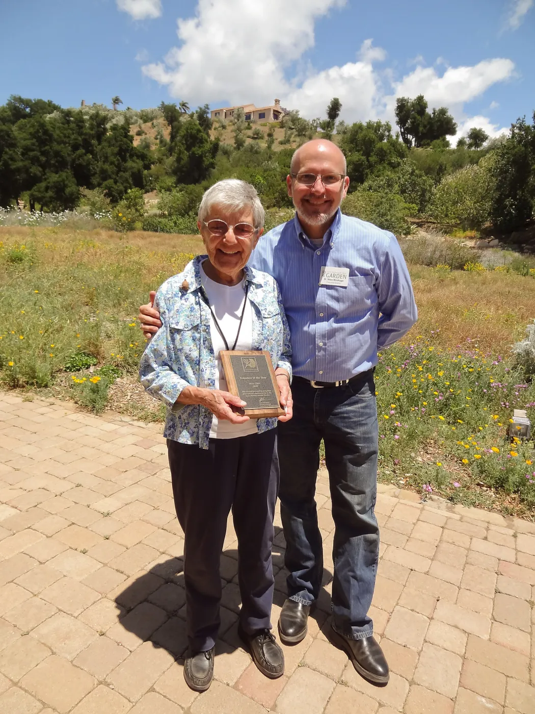 Volunteer of the Year Award, Betsy Thies, Steve Windhager, Volunteer Appreciation 2014, SBBG