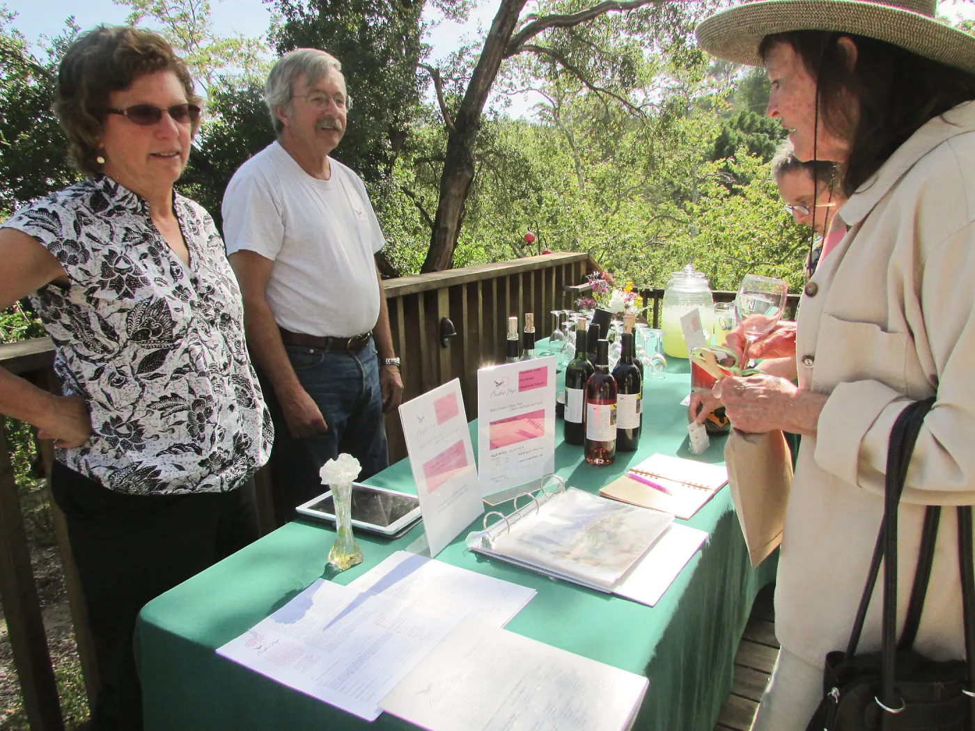 Home Demonstration Deck, Wine and Cheese Botanic Lecture Series
