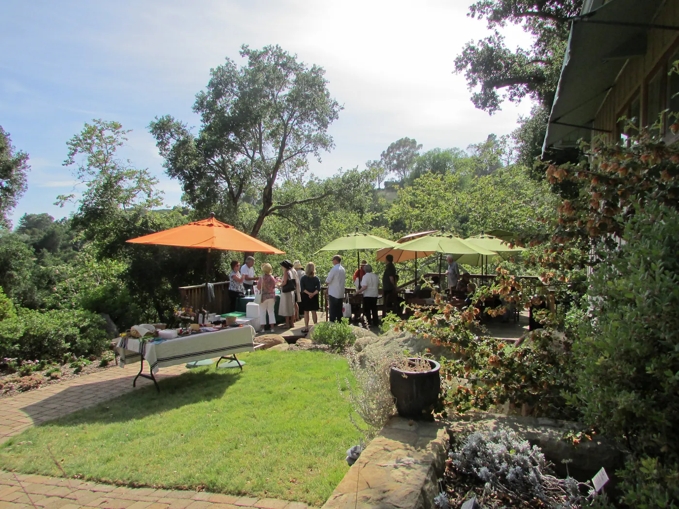 Home Demonstration Deck, Wine and Cheese Botanic Lecture Series