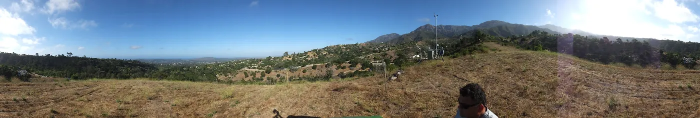 Panoramic View from Cavalli Ridge