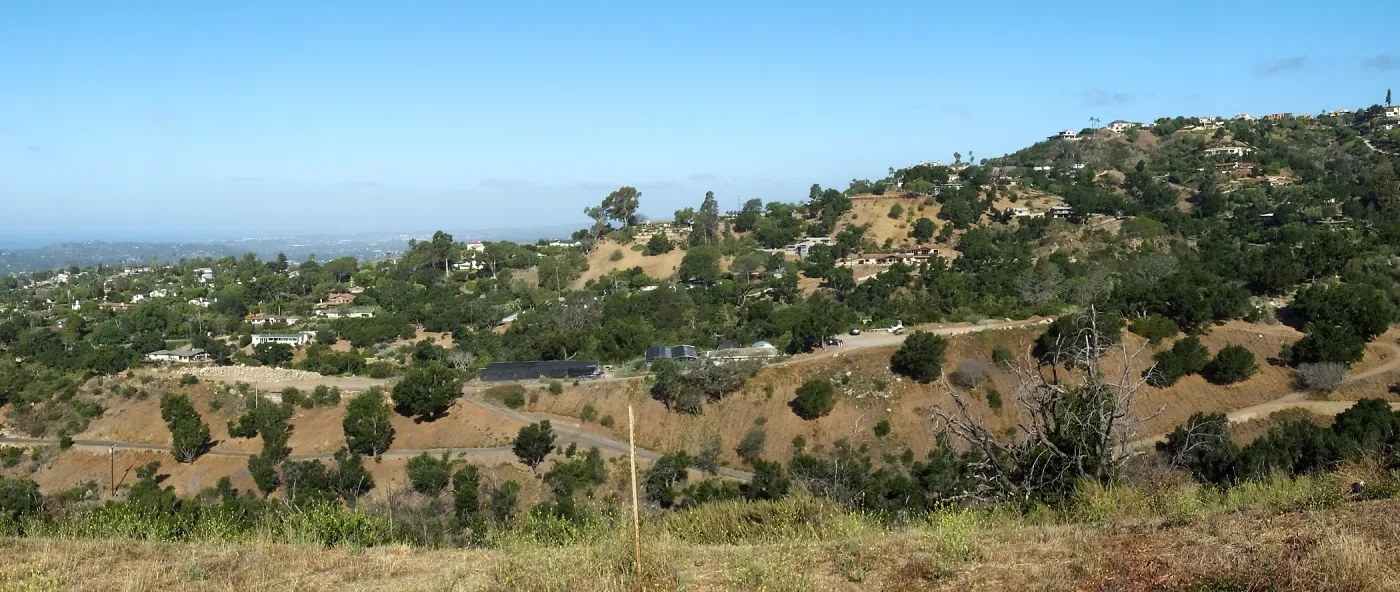 Panoramic View of East Slope from Cavalli Ridge