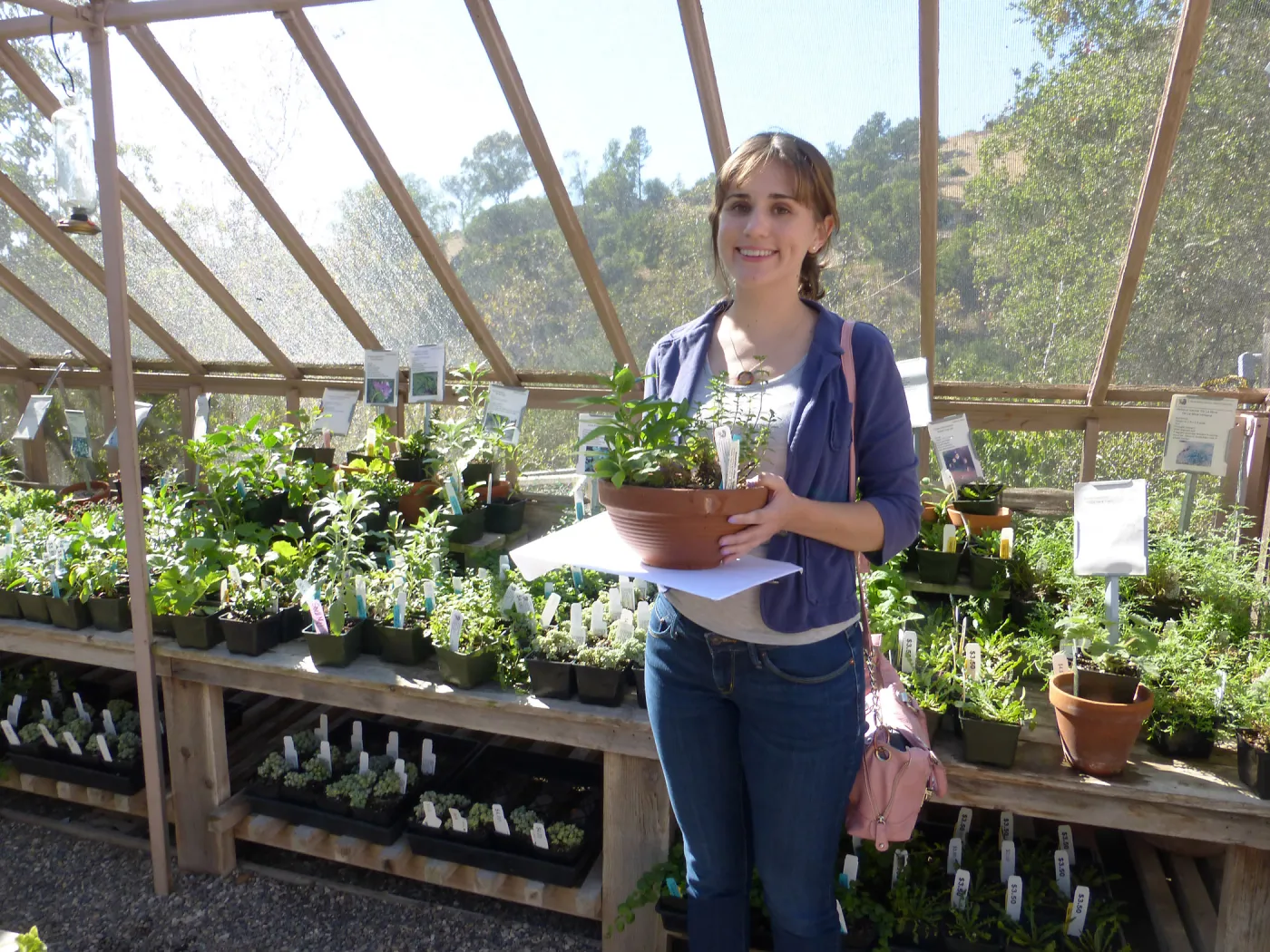 Winner of the Garden at Aveda raffle