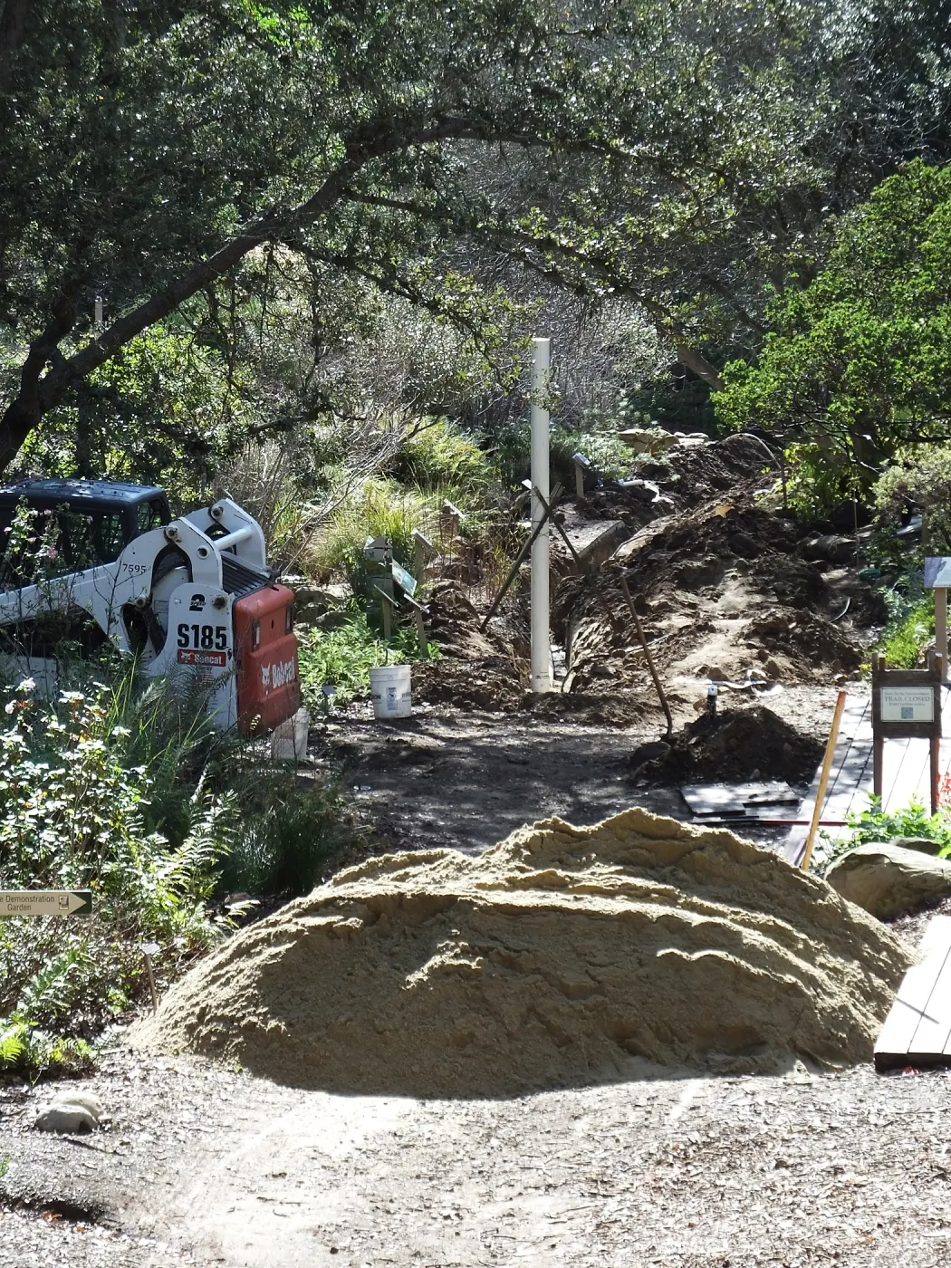 Sewer pipe installation work by Specialty Plumbing in Arroyo Section