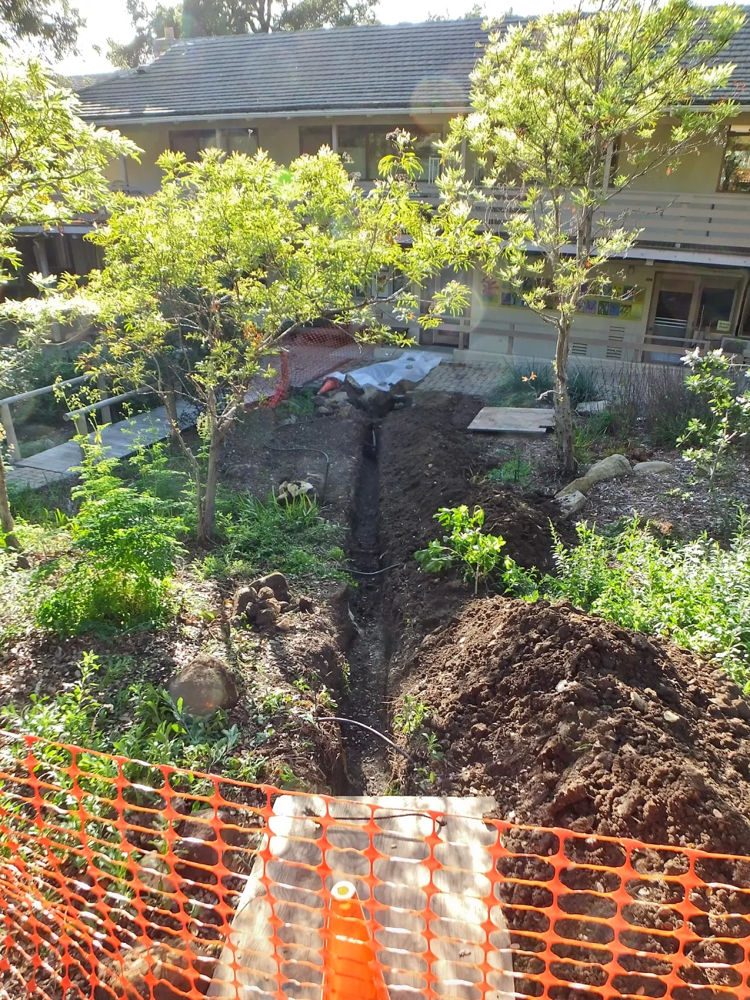 Arroyo Sewer Line Construction