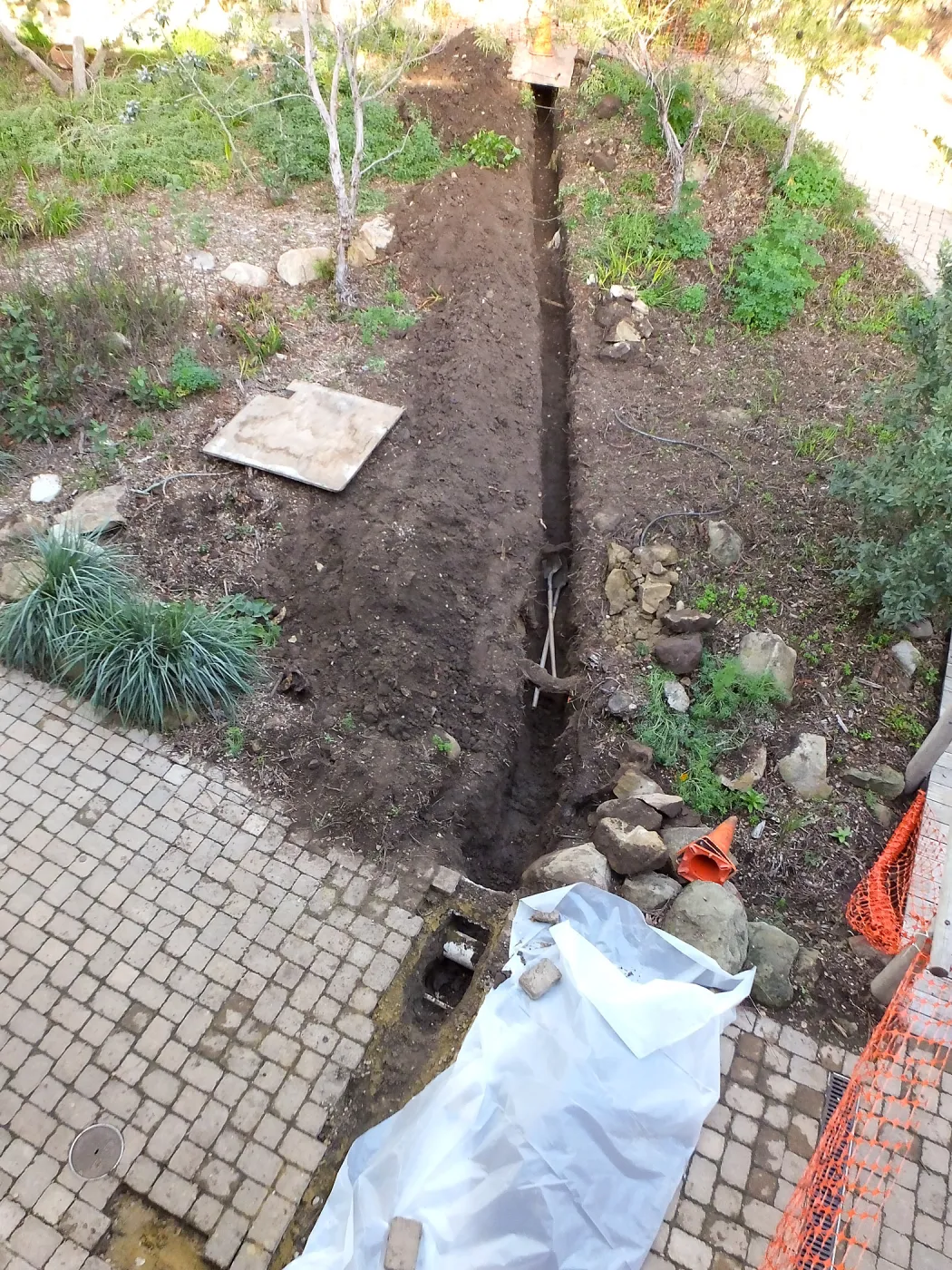 Arroyo Sewer Line Construction