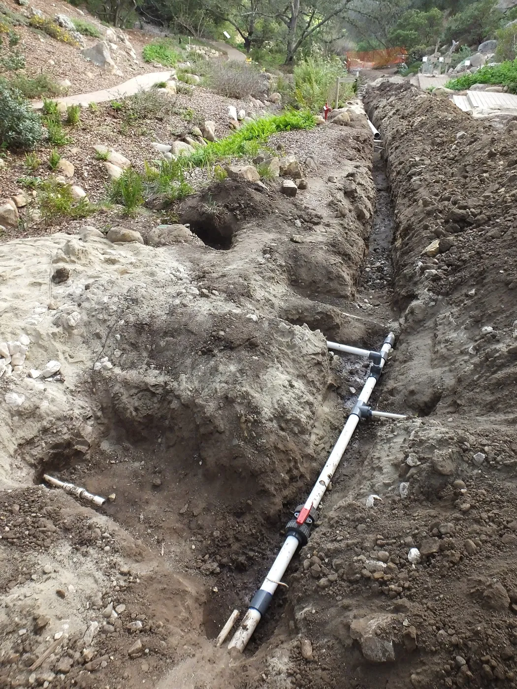 Arroyo Sewer Line Construction