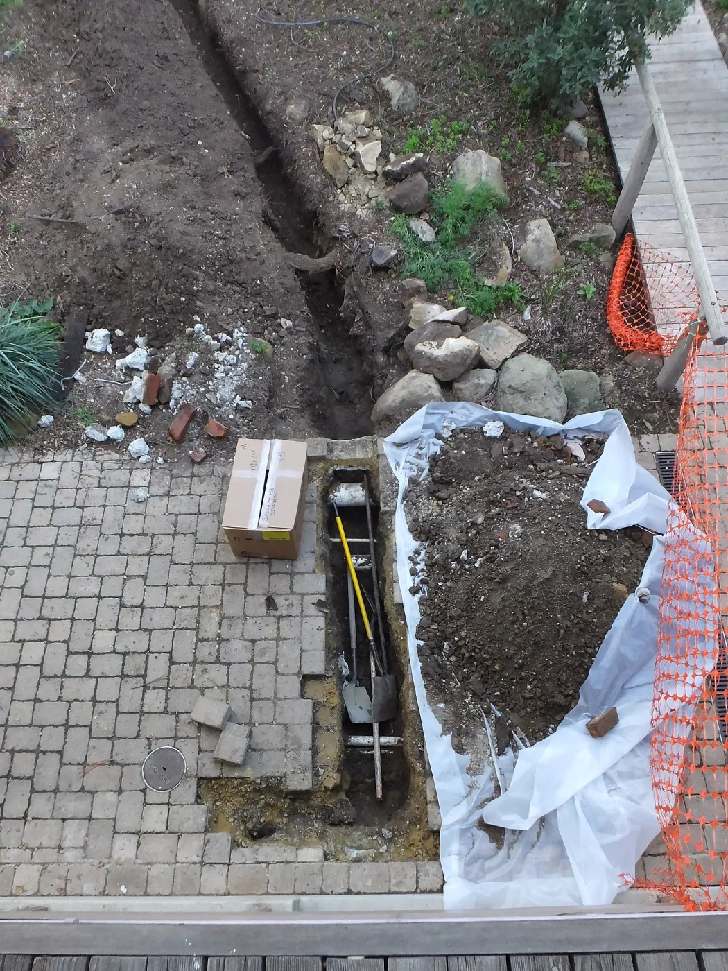 Arroyo Sewer Line Construction