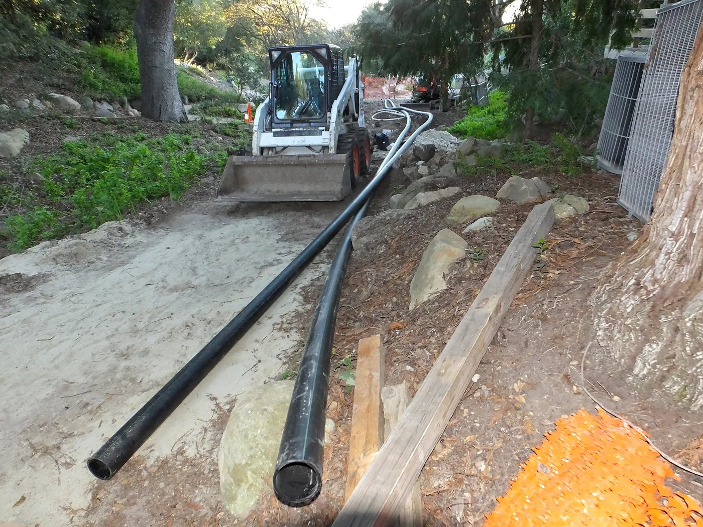 Arroyo Sewer Line Construction