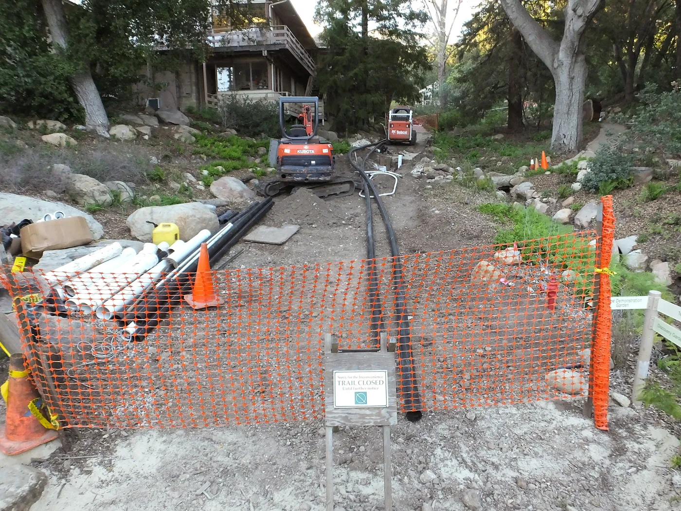 Arroyo Sewer Line Construction
