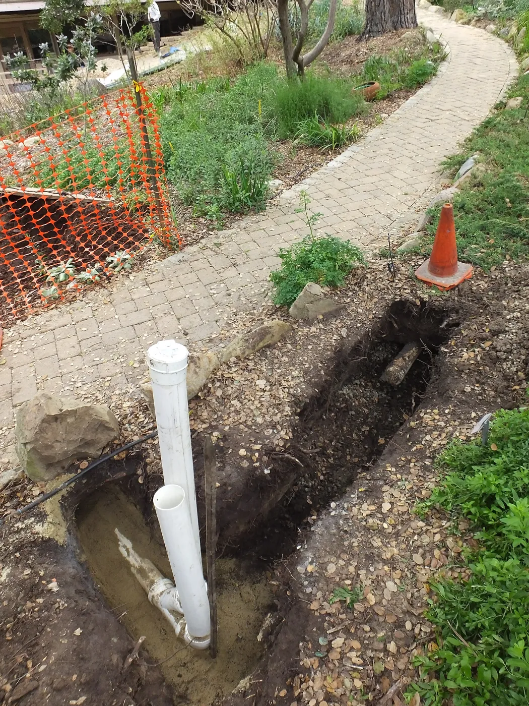 Arroyo Sewer Line Construction
