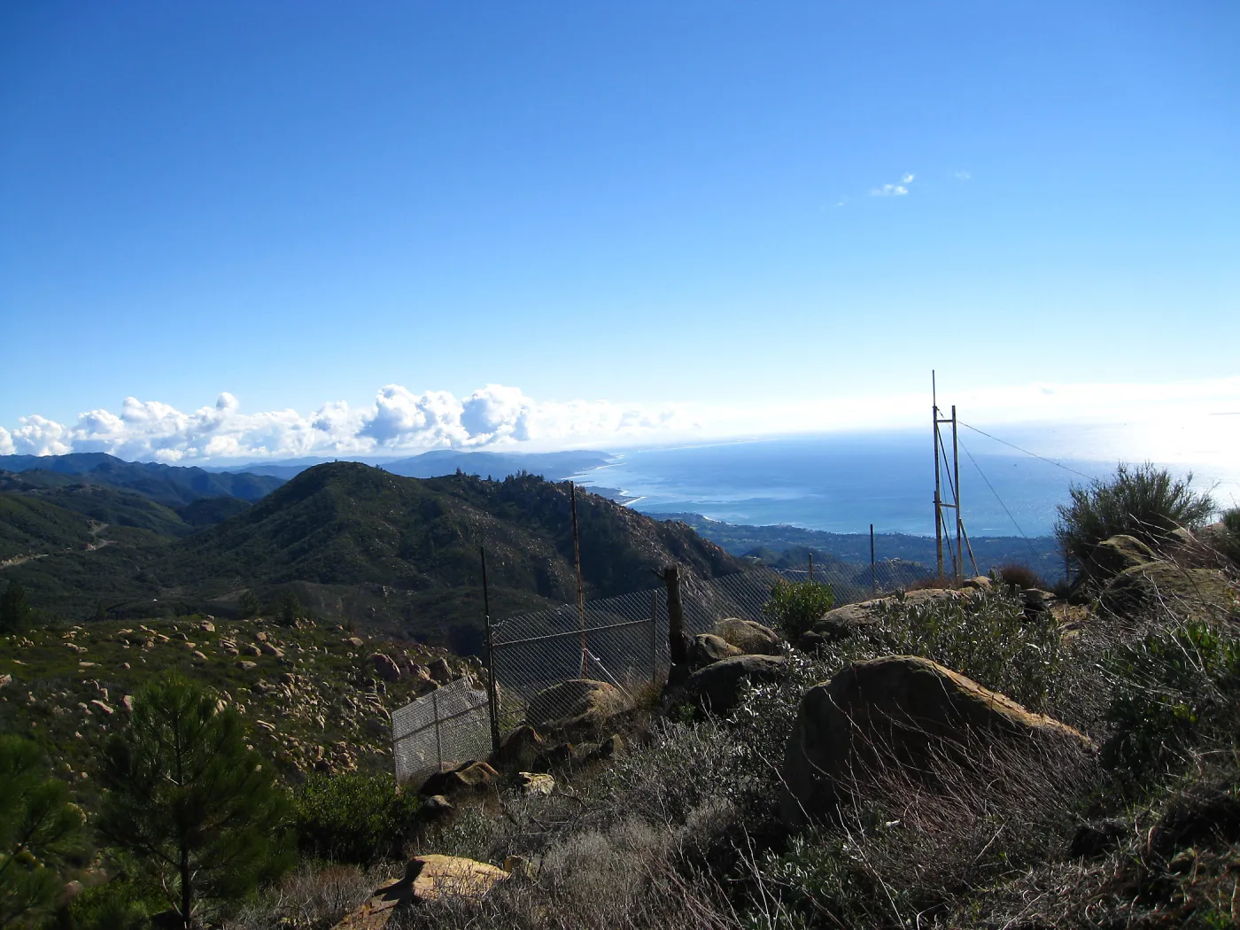 La Cumbre Peak east Camino Cielo