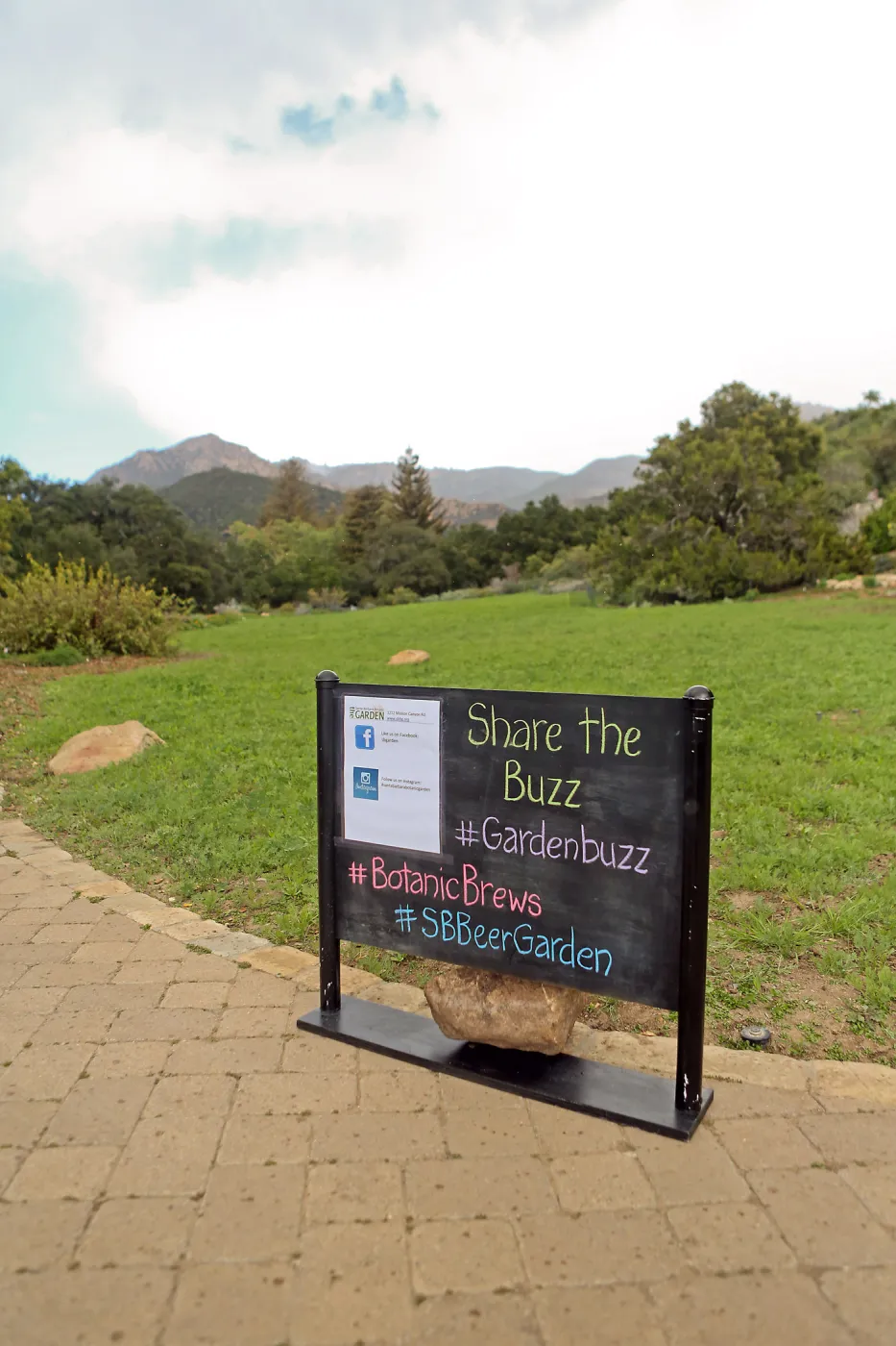 2015 Santa Barbara Beer Garden Event, Sign