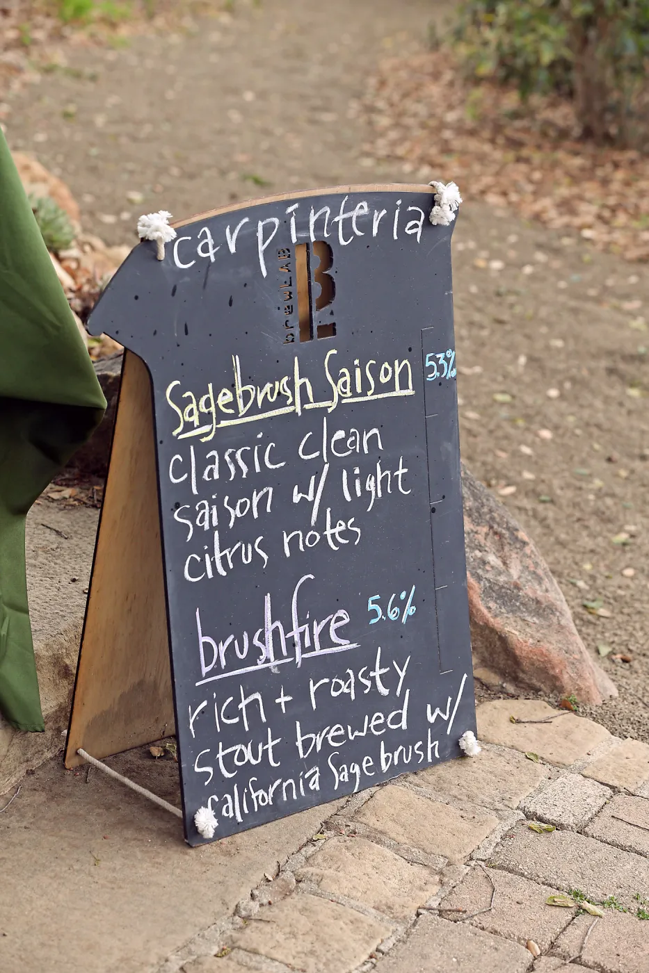 2015 Santa Barbara Beer Garden Event, Sign, Brewlab