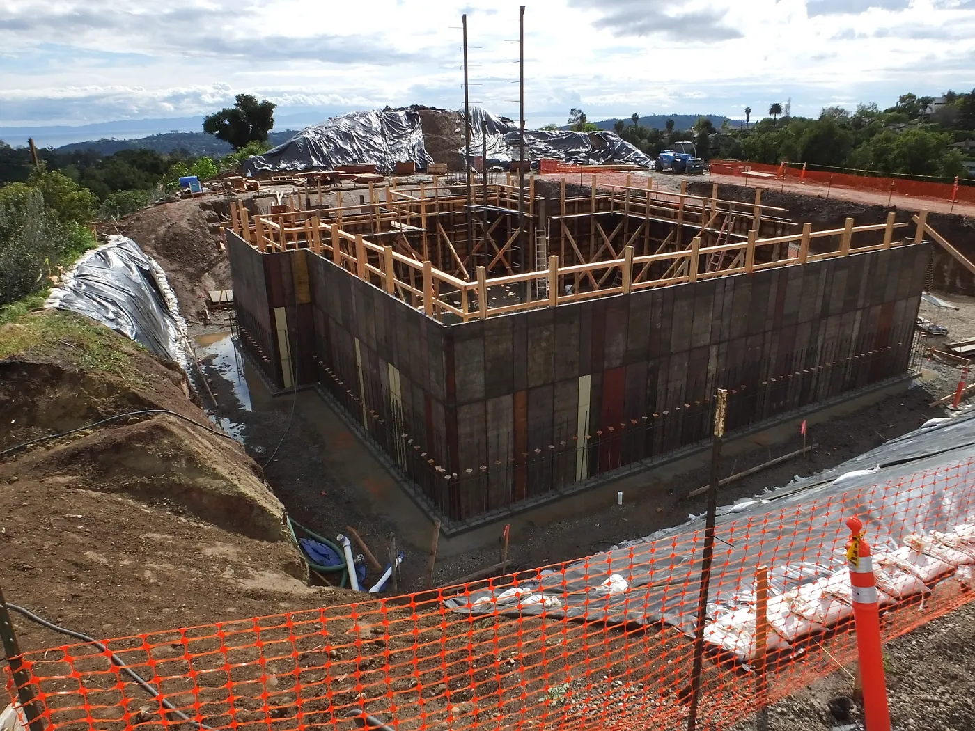 Pritzlaff Conservation Center Construction, exterior looking southwest