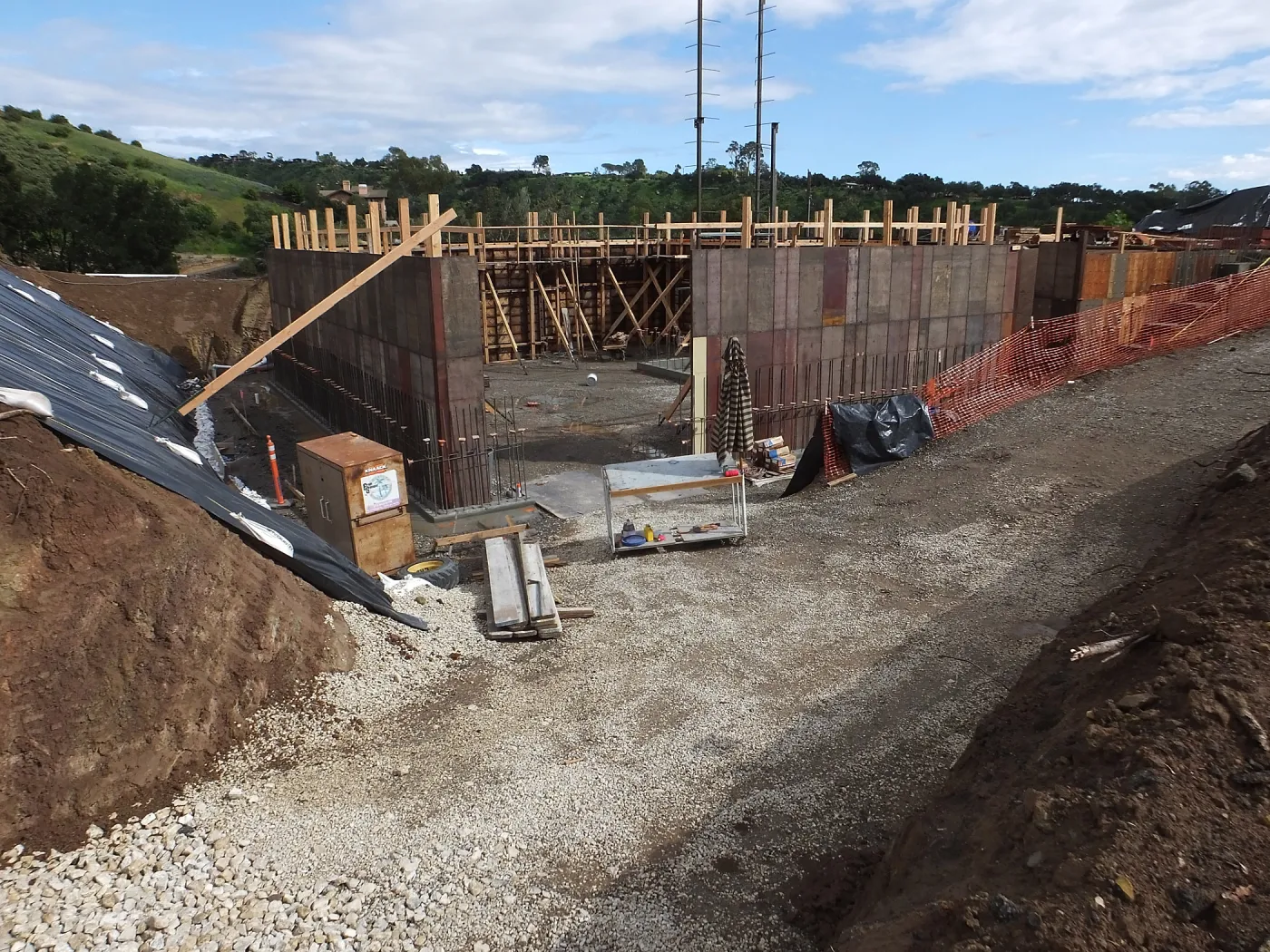 Pritzlaff Conservation Center Construction, Exterior looking southeast