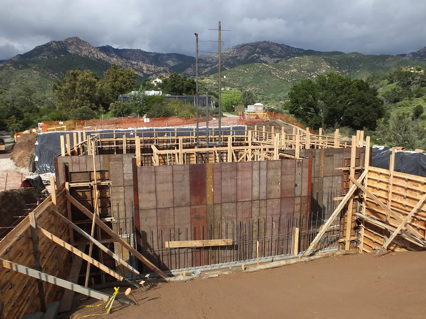 Pritzlaff Conservation Center Construction, south wall