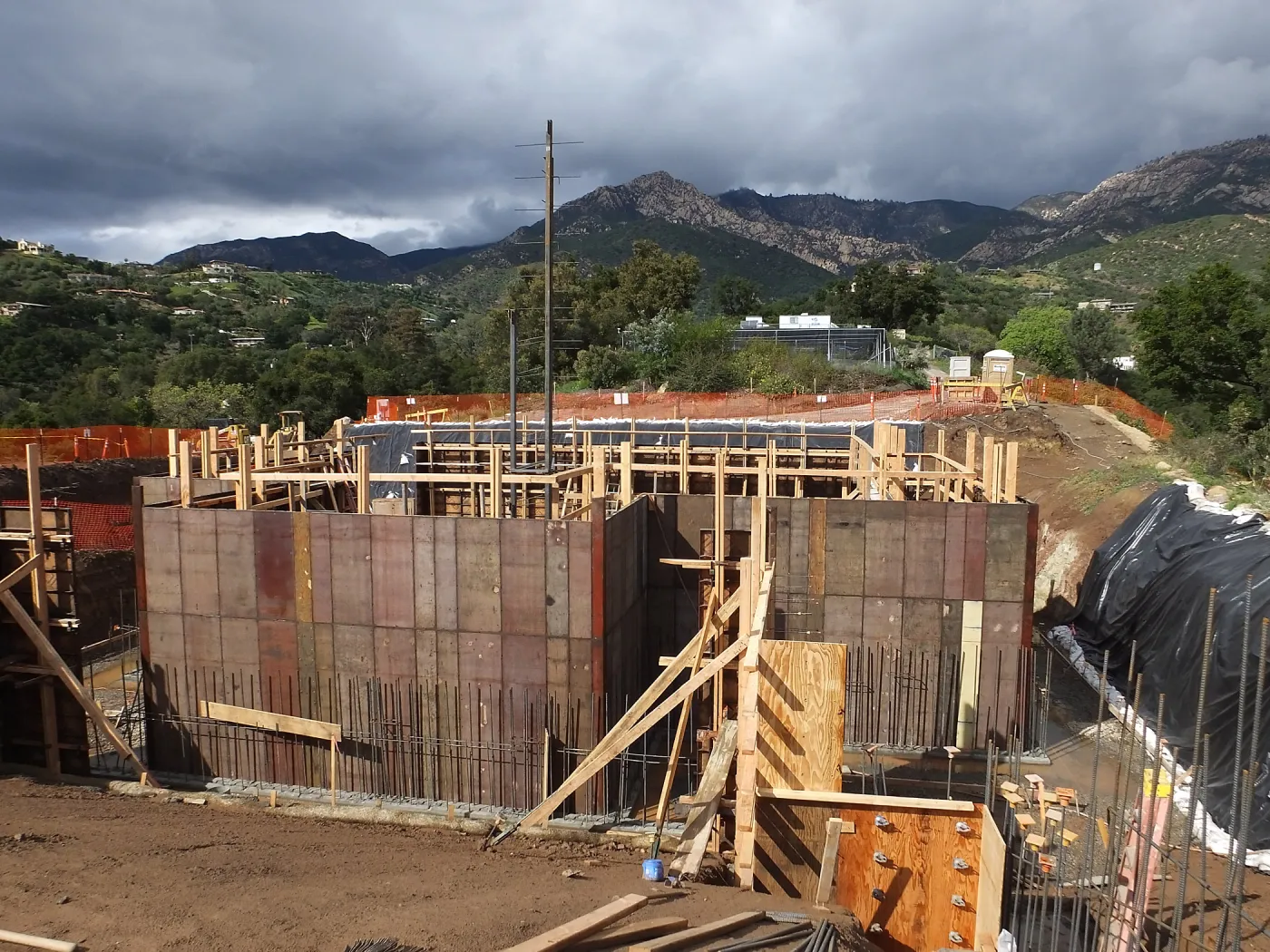 Pritzlaff Conservation Center Construction, south wall