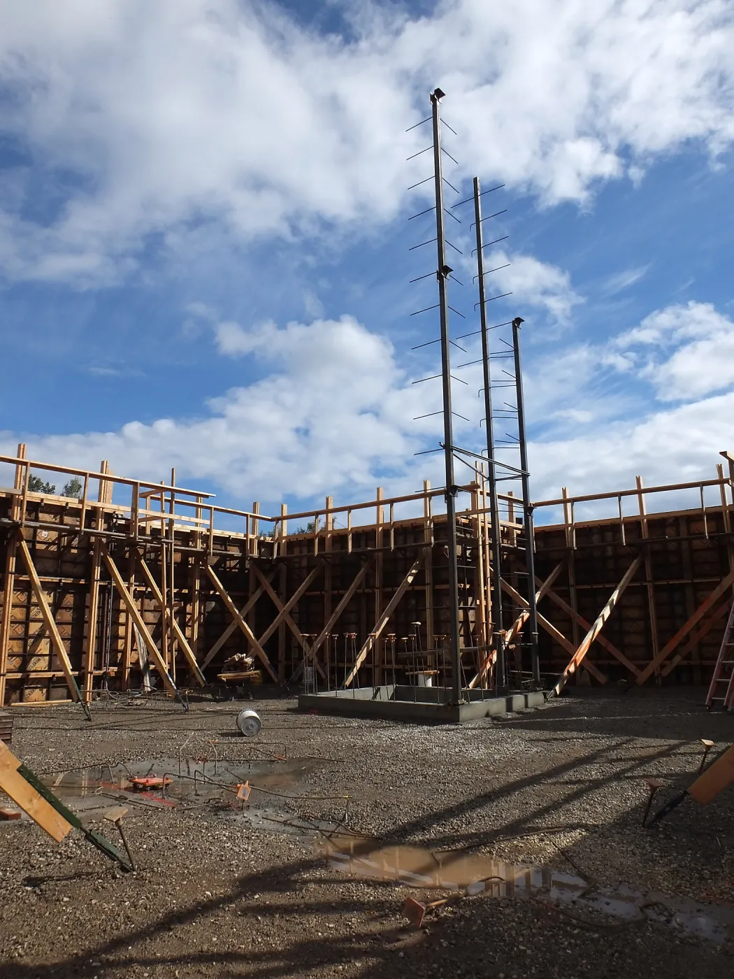 Pritzlaff Conservation Center Construction, looking southeast across Herbarium area