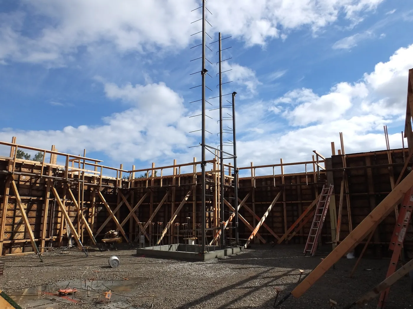 Pritzlaff Conservation Center Construction, looking southeast across Herbarium area
