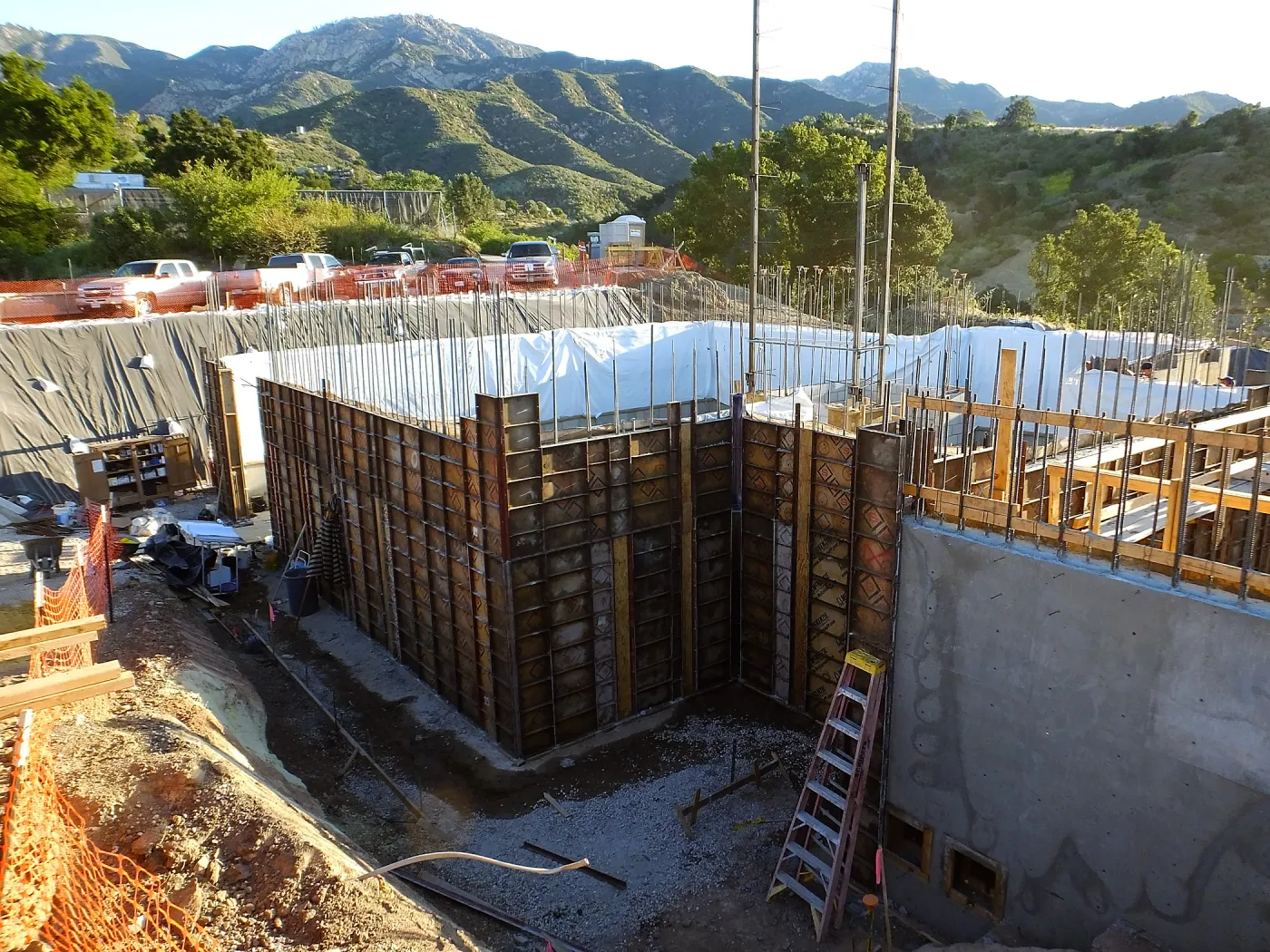 Pritzlaff Conservation Center Construction, Exterior looking northeast