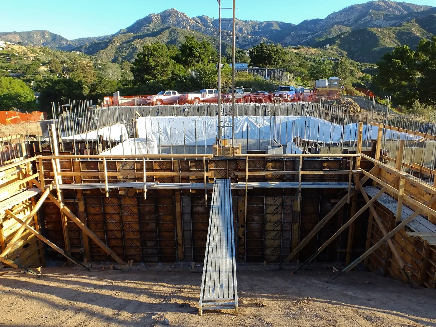Pritzlaff Conservation Center Construction, south wall
