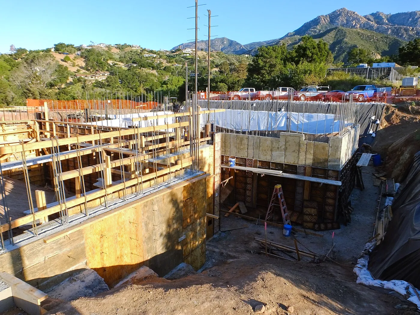 Pritzlaff Conservation Center Construction, Exterior looking northwest