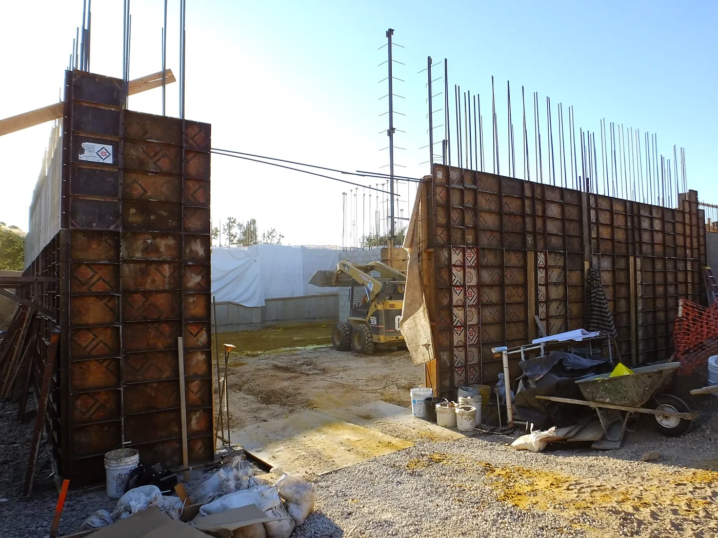 Pritzlaff Conservation Center Construction, Exterior looking southeast