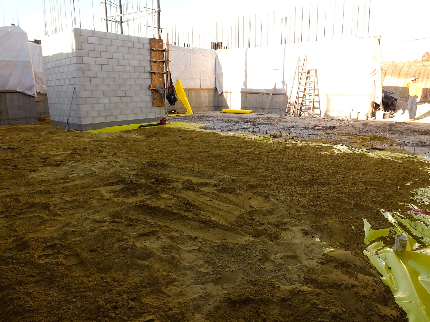 Pritzlaff Conservation Center Construction, looking southwest across Herbarium area