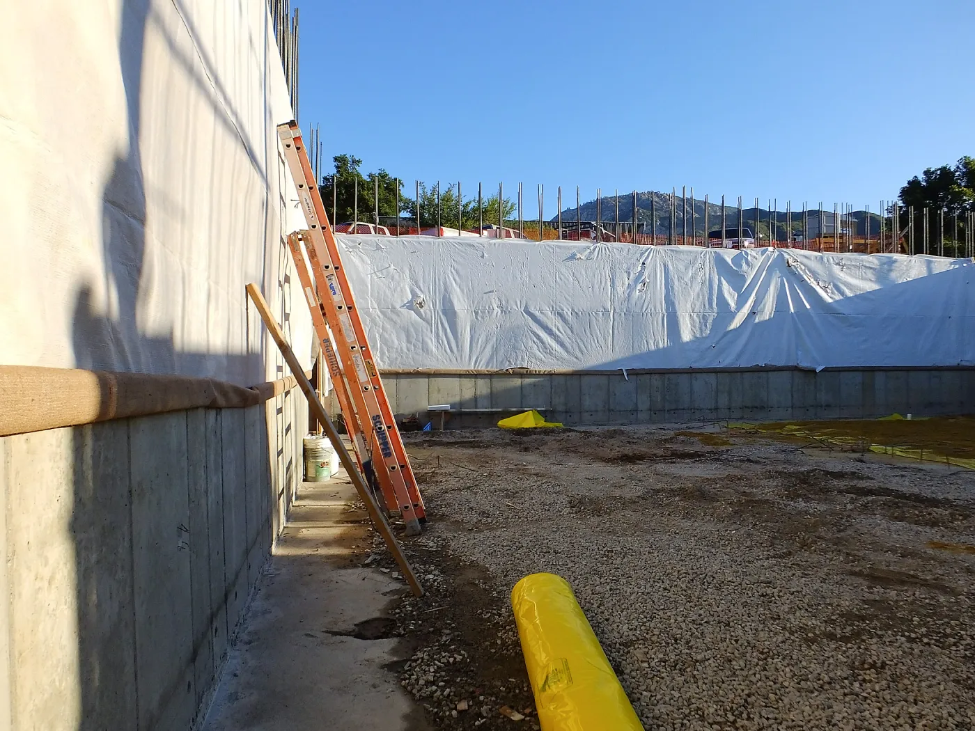 Pritzlaff Conservation Center Construction, looking north across Seed Bank/Herbarium area