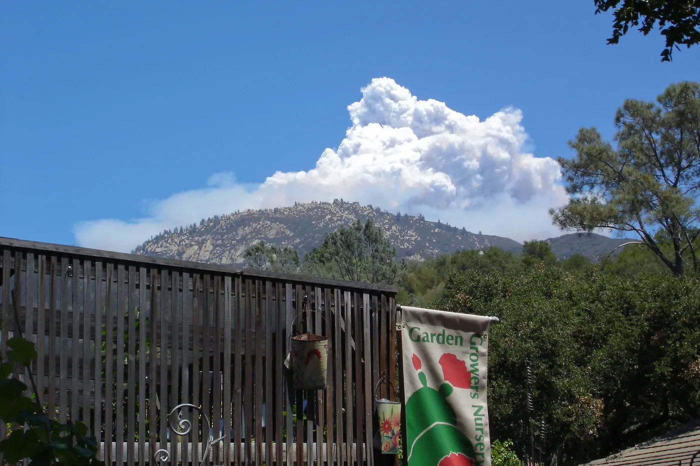 Smoke from the Zaca Fire