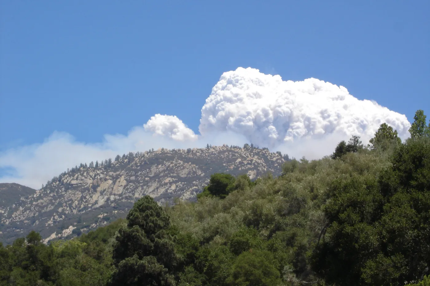 Smoke from the Zaca Fire